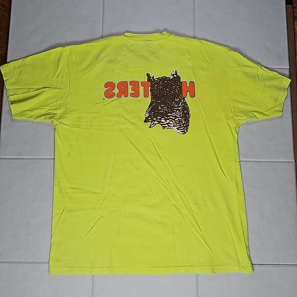 Vintage Hooters Double Sided Shirt Mens XL Arlington Single Stitch Hanes - Picture 6 of 10